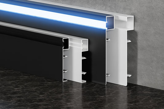 Grindjuostės su integruotu LED | LT-QF