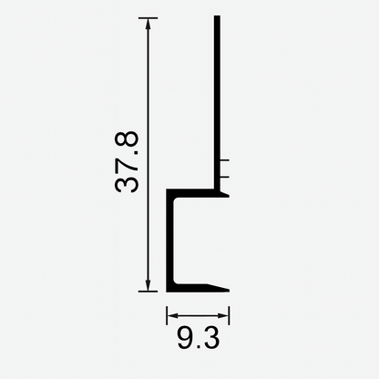 Šešėlinio tarpo (shadow gap) aliuminio grindjuostės | LT-YMA