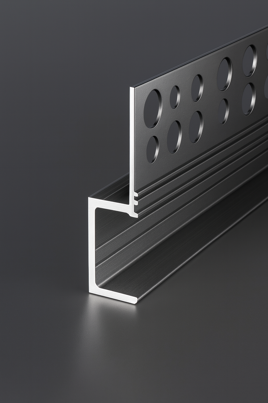 Šešėlinio tarpo (shadow gap) aliuminio grindjuostės | LT-YMA