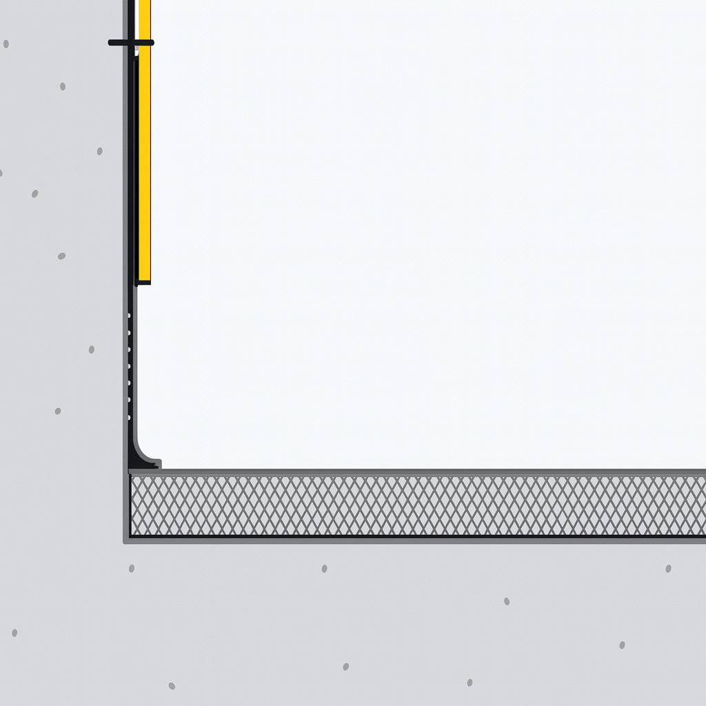 Šešėlinio tarpo (shadow gap) aliuminio grindjuostės LT-YM