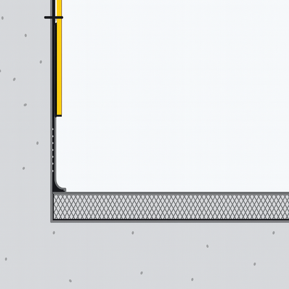 Šešėlinio tarpo (shadow gap) aliuminio grindjuostės LT-YM