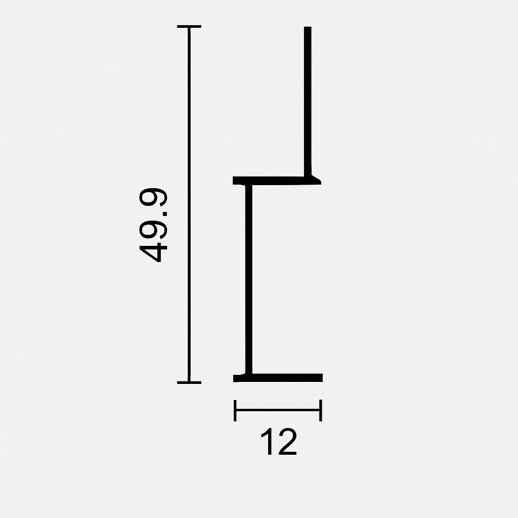 Šešėlinio tarpo (shadow gap) aliuminio grindjuostės LT-YM