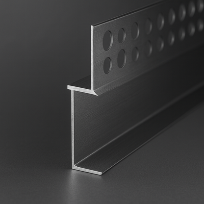 Šešėlinio tarpo (shadow gap) aliuminio grindjuostės LT-YM