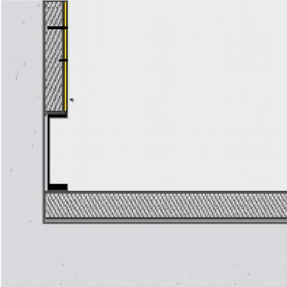 Šešėlinio tarpo (shadow gap) aliuminio grindjuostės LT-YM