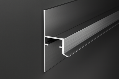 Šešėlinio tarpo (shadow gap) aliuminio grindjuostės su LED apšvietimu | SZ-073