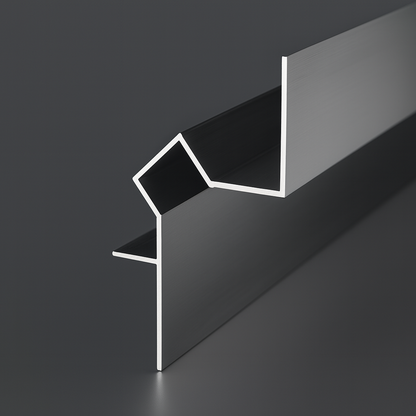 Užglaistomas paslėptas lubinis profilis su LED | YJ-349