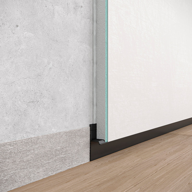 Šešėlinio tarpo (shadow gap) aliuminio grindjuostės | ZD-010