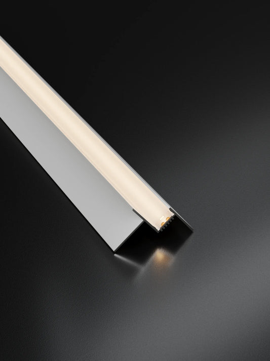 Užglaistomas paslėptas lubinis profilis su LED | ZD-007