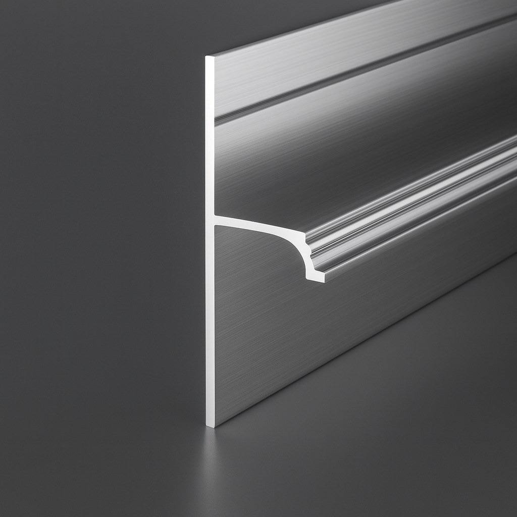 Šešėlinio tarpo (shadow gap) aliuminio grindjuostės | ZD-010