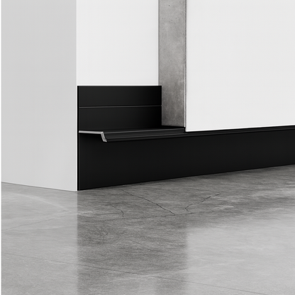 Šešėlinio tarpo (shadow gap) aliuminio grindjuostės | ZD-010